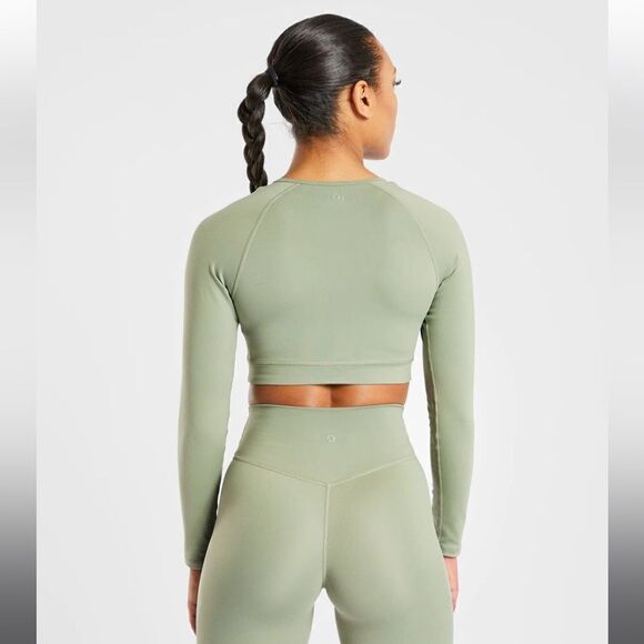 NEW AYBL Bundle Staple Long Sleeve Crop Tops small/xs - Picture 8 of 12